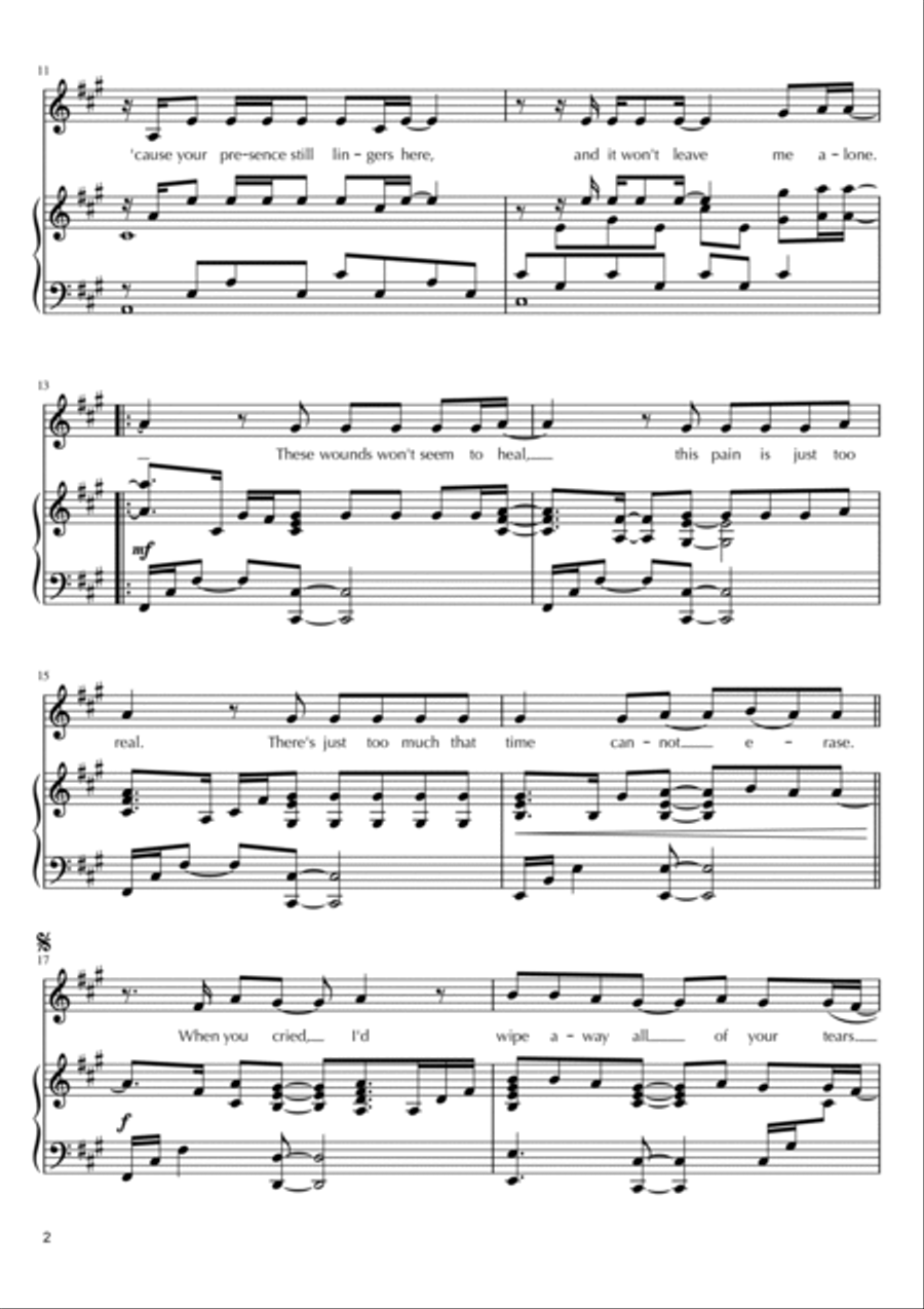 My Immortal Voice scores gallery preview page 2