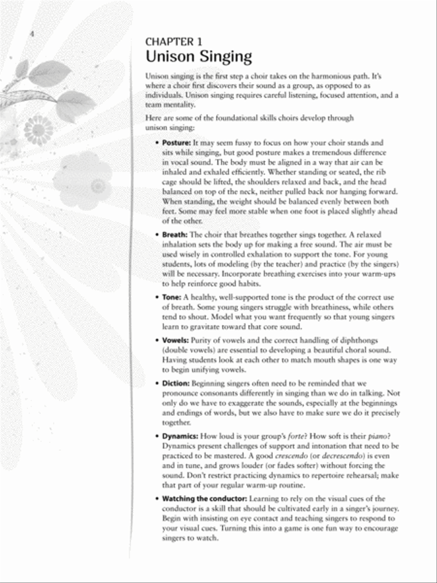 Harmony Handbook Unison Choir scores gallery preview page 3