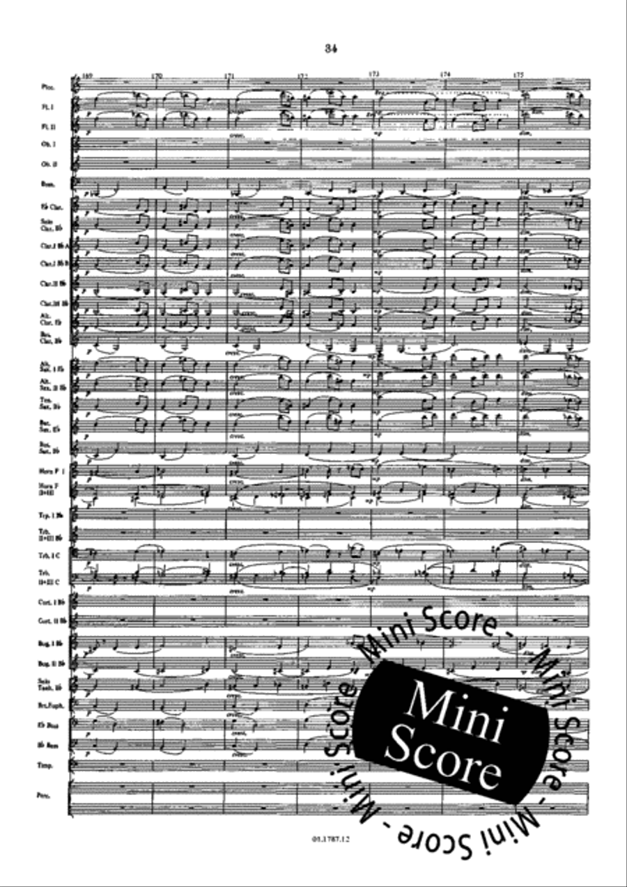 Symphonie de l'Eau Concert Band scores gallery preview page 38