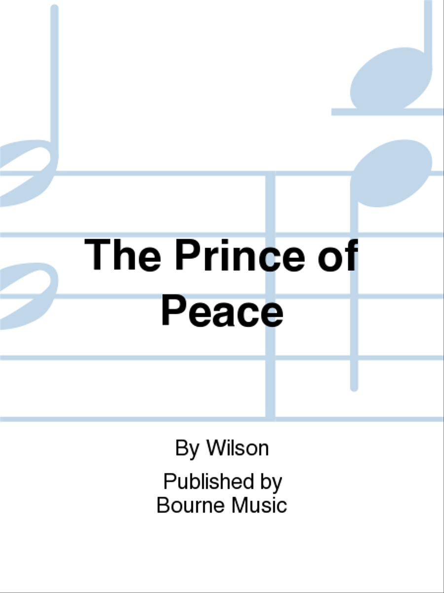 The Prince Of Peace 4-Part scores gallery preview page 1
