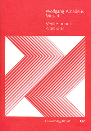 Book cover for Venite populi