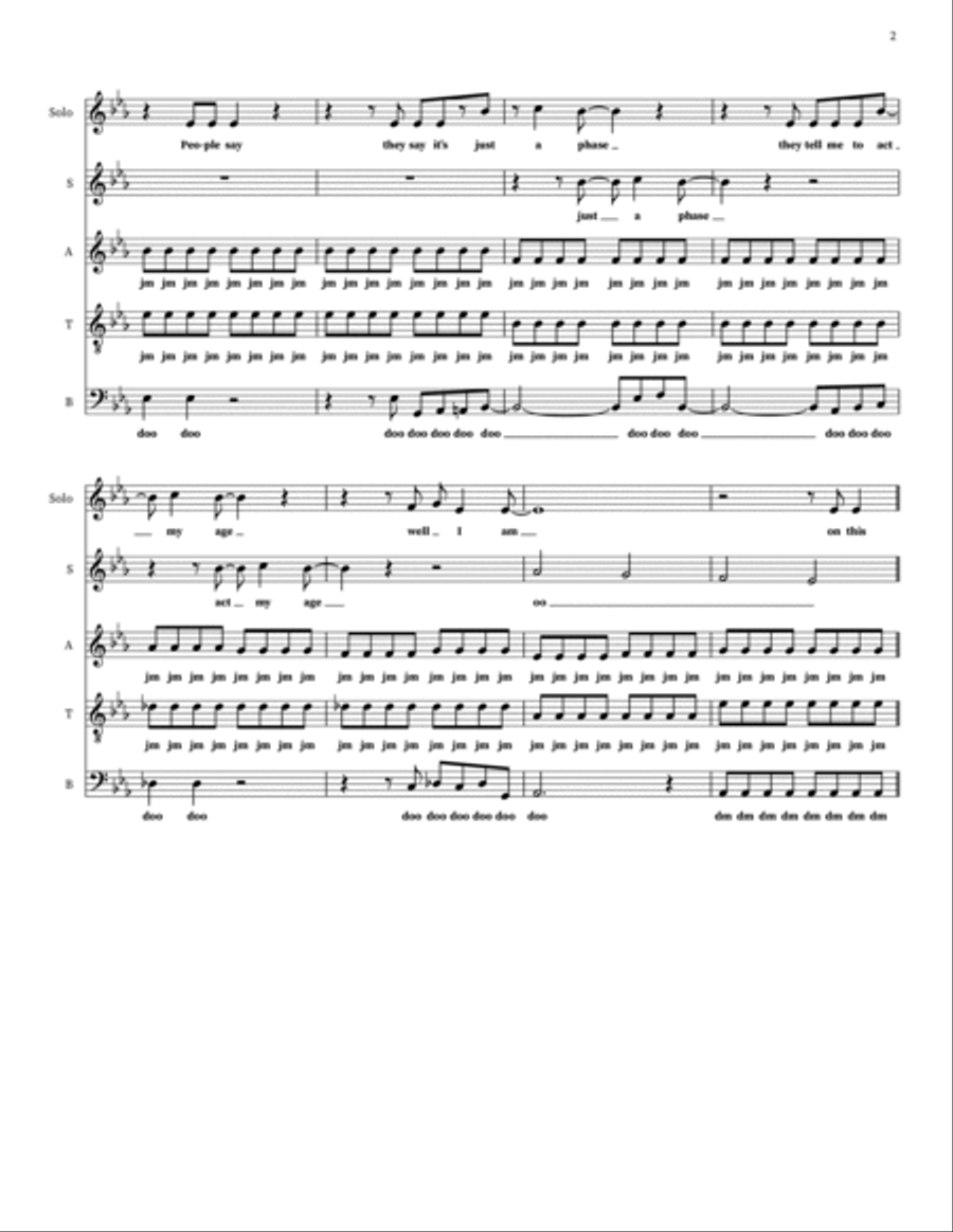 Perfect Day 4-Part scores gallery preview page 2