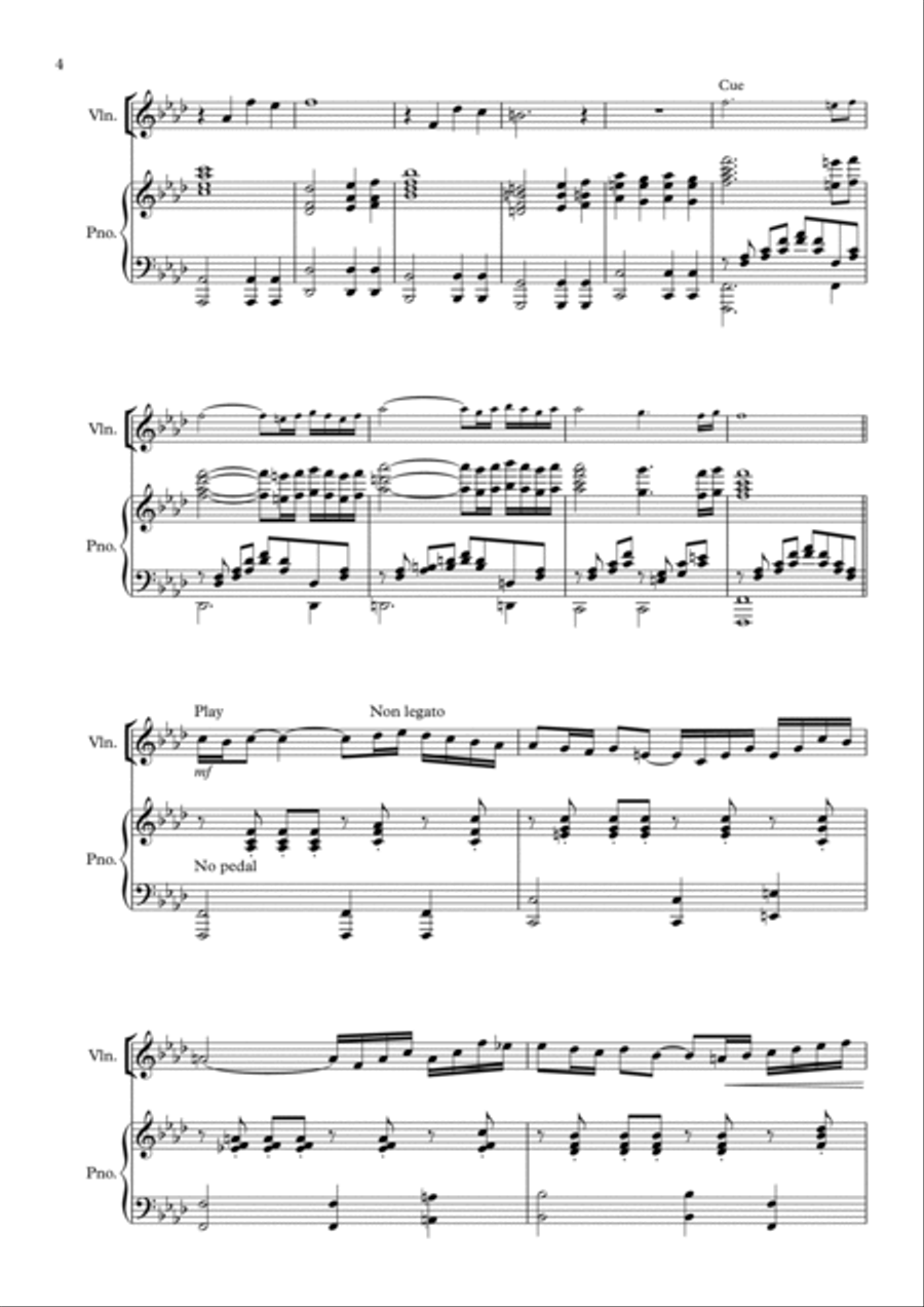 Concerto Pour Une Voix Violin Solo scores gallery preview page 4