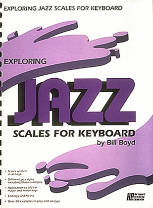 Book cover for Exploring Jazz Scales for Keyboard