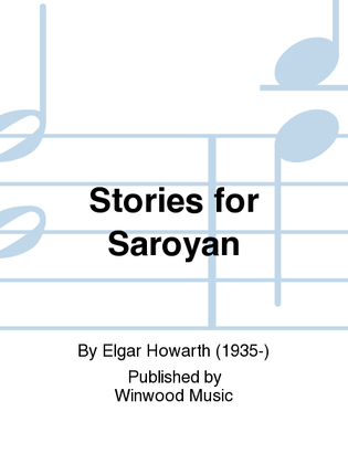 Stories for Saroyan