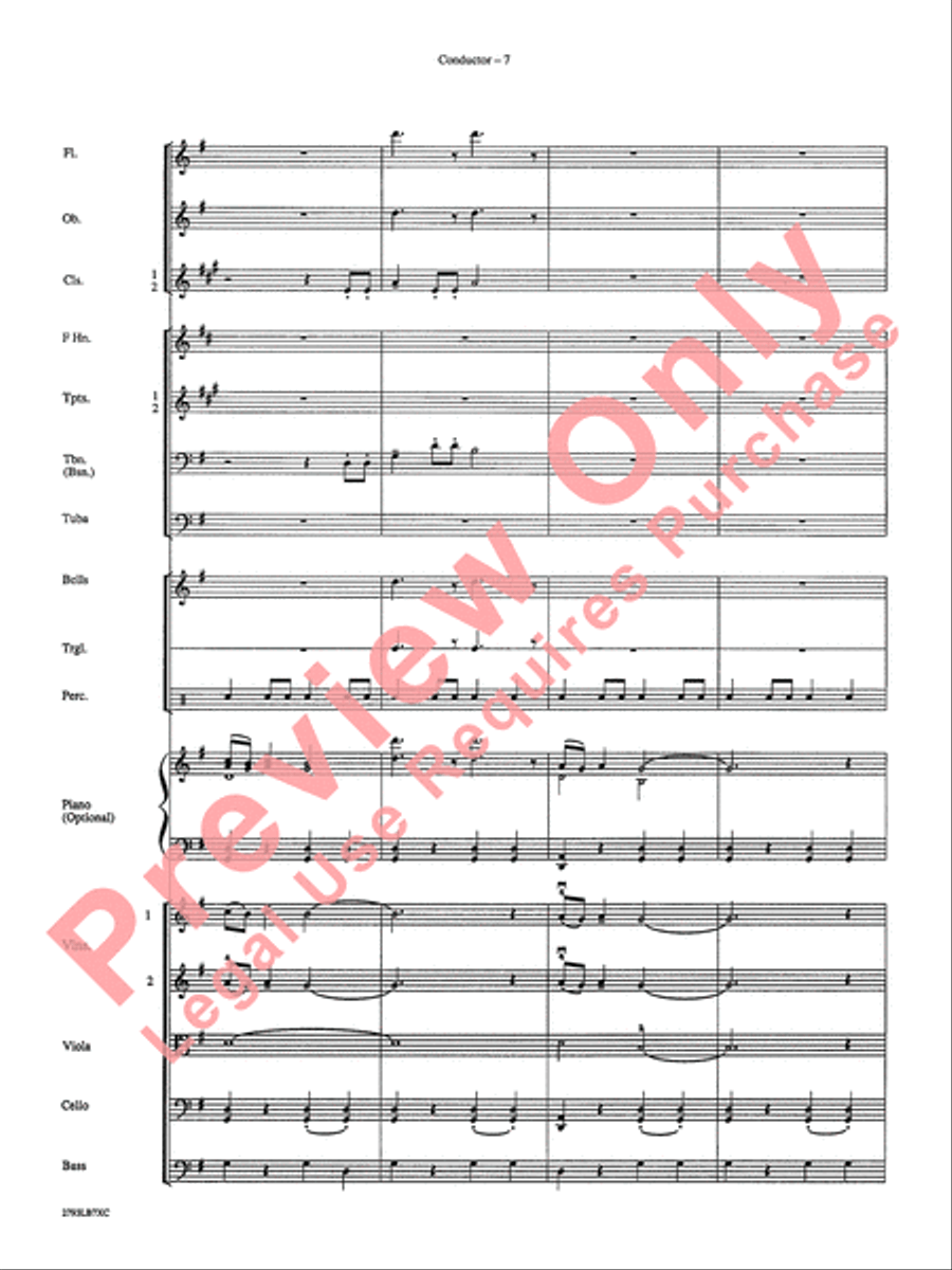 The Little Drummer Boy Full Orchestra scores gallery preview page 9