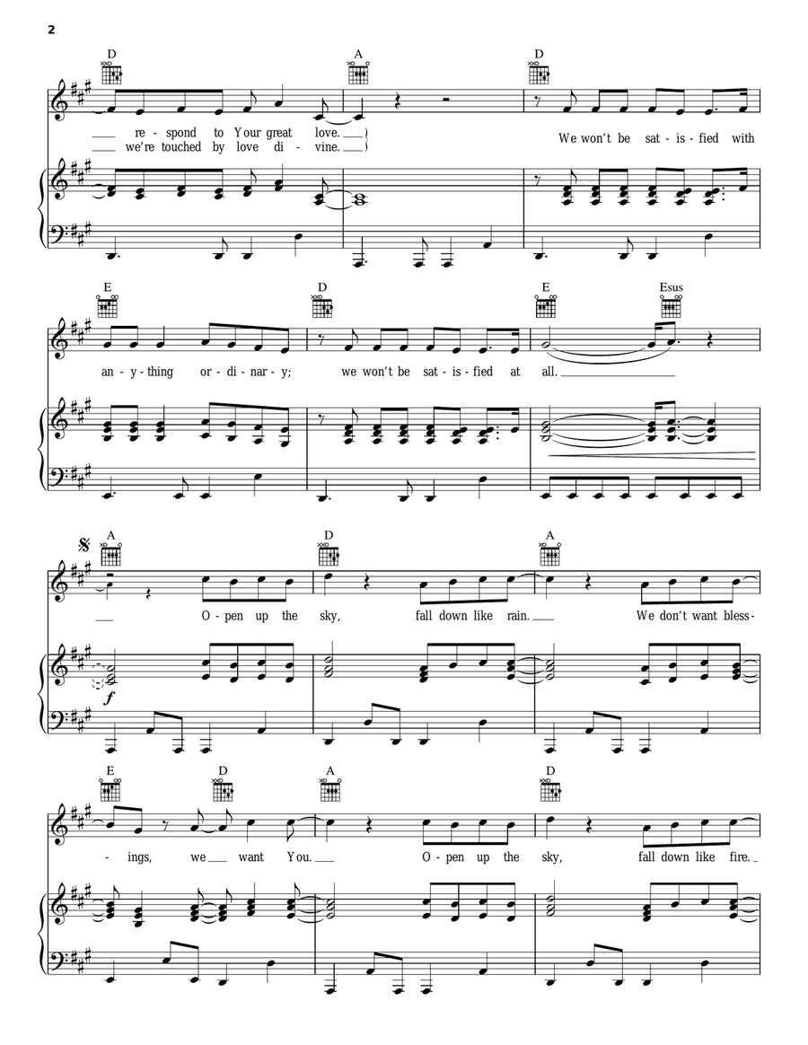 Open Up The Sky Acoustic Guitar scores gallery preview page 2