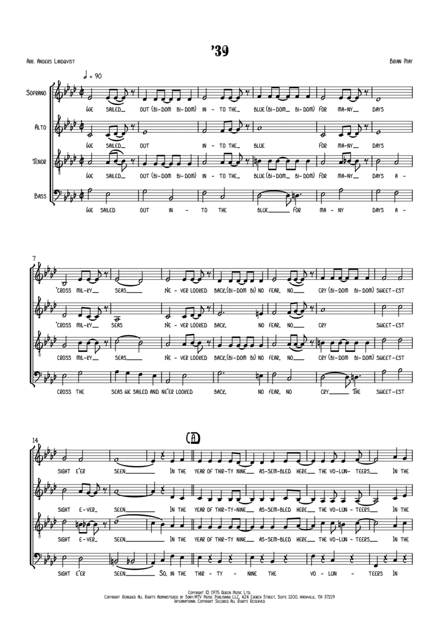 '39 4-Part scores gallery preview page 1