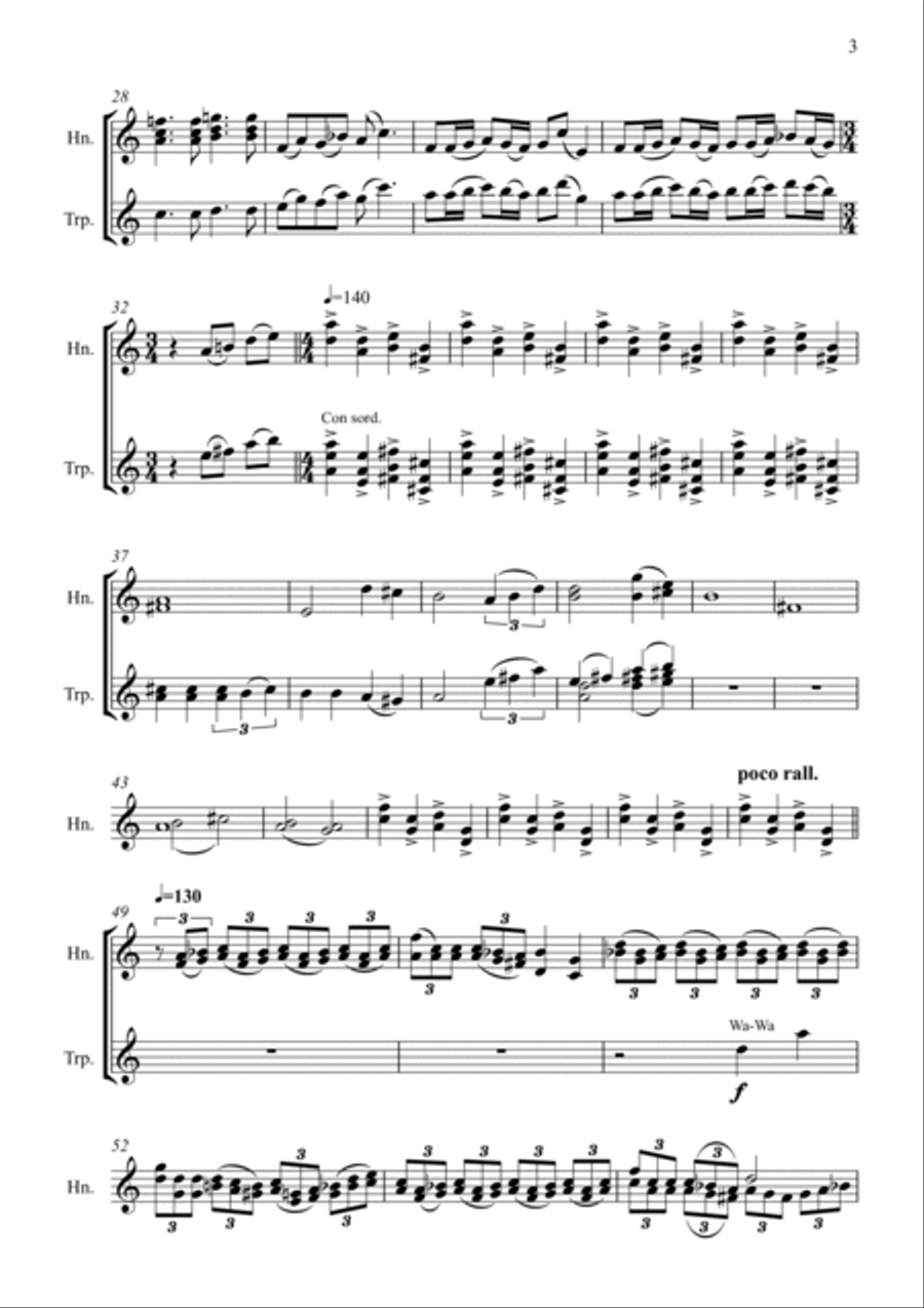 Happy Ending Brass Duet scores gallery preview page 3