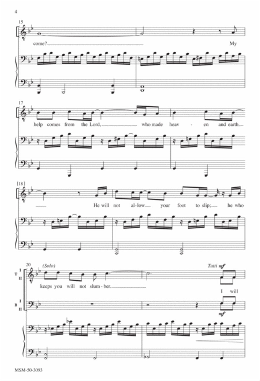 Psalm 121 TTBB scores gallery preview page 3