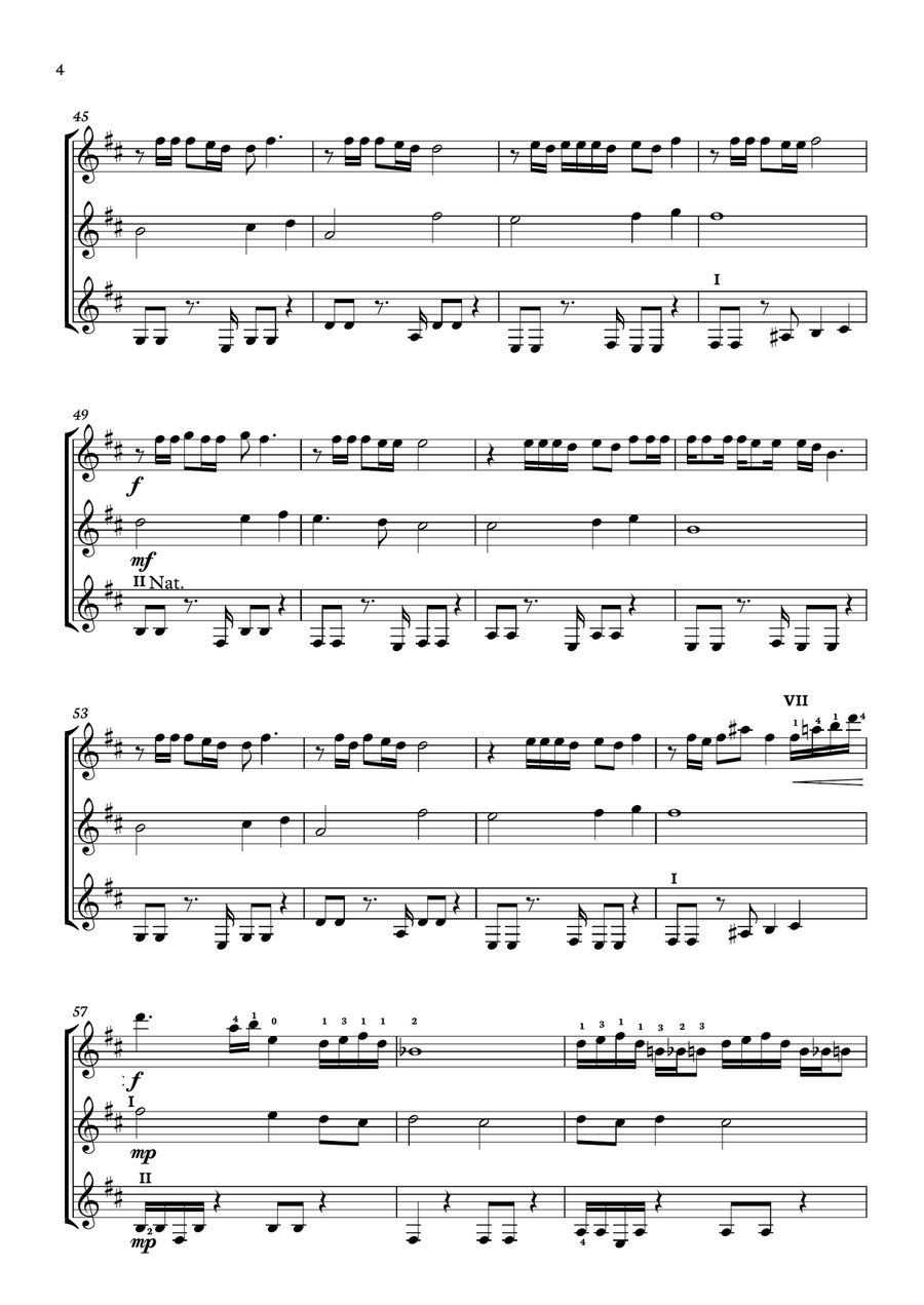 Hotel California Guitar Ensemble scores gallery preview page 4