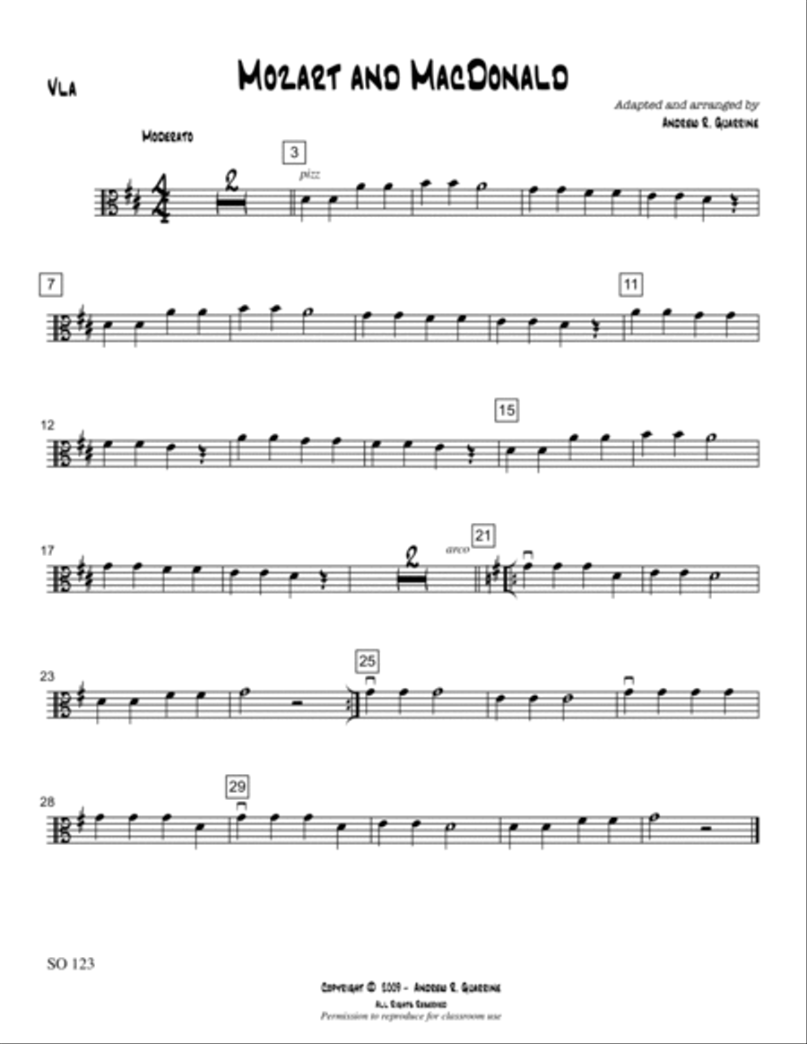 Mozart and McDonald Mozart and McDonald String Orchestra scores gallery preview page 4