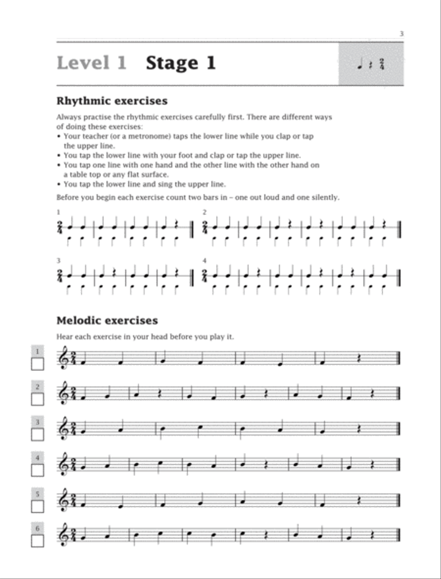 Improve Your Sight-Reading! Flute, Levels 1-3 (Elementary) Flute scores gallery preview page 2