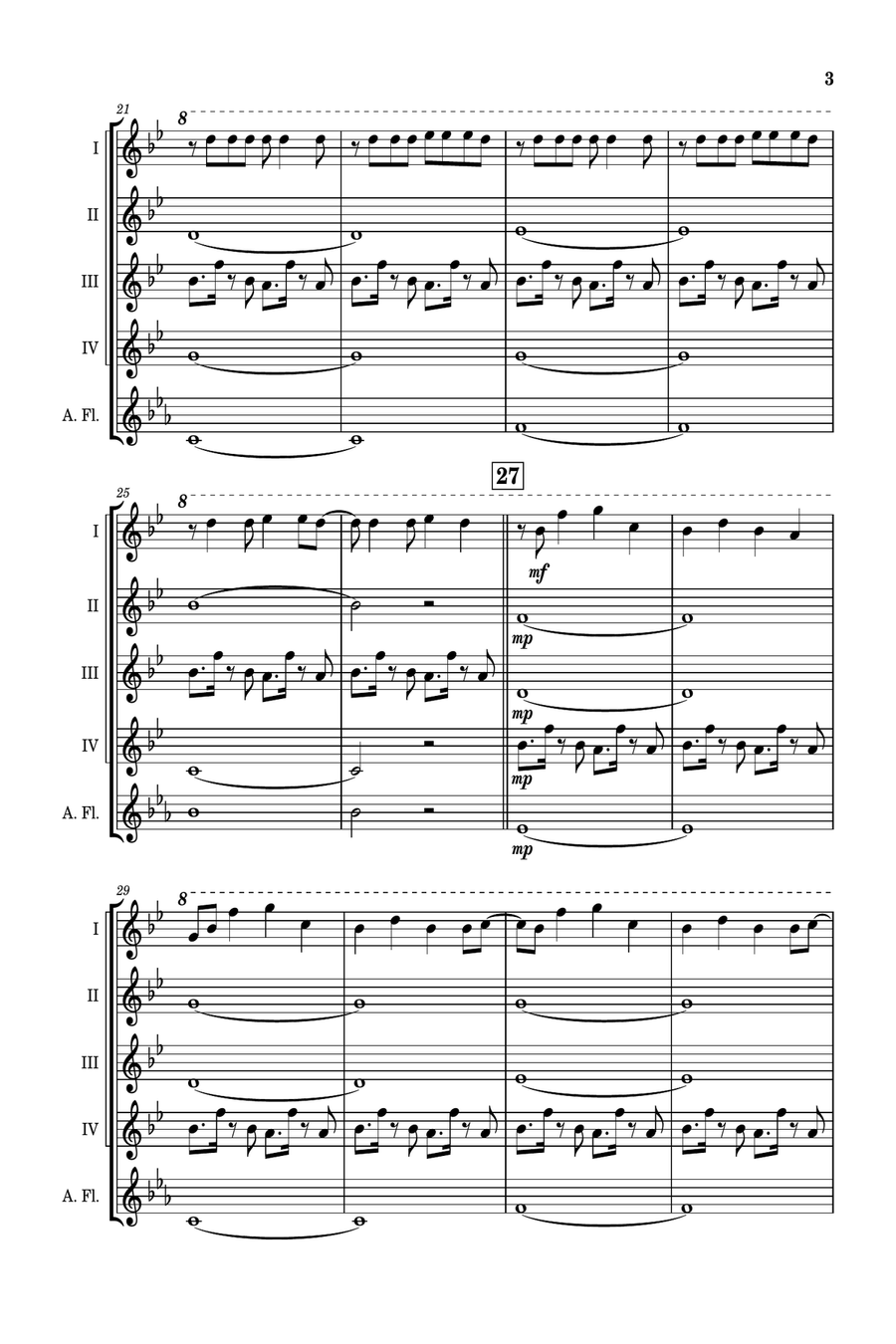 Birds Of A Feather Woodwind Quintet scores gallery preview page 4