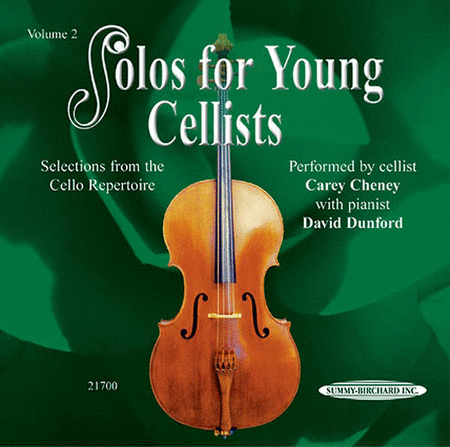 Solos for Young Cellists, Volume 2 (Audio CD)