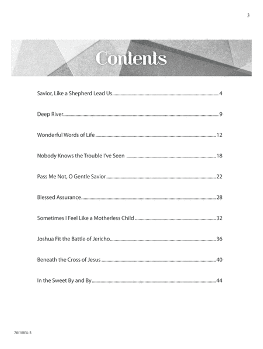 Jazz Hymns and Spiritual Songs Organ scores gallery preview page 3