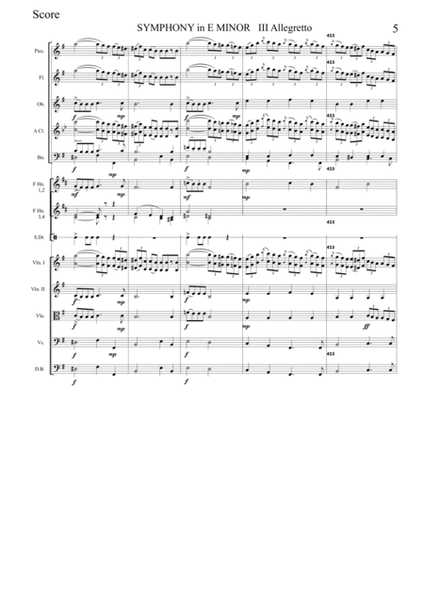 SYMPHONY in E MINOR 3rdMOVEMENT IMPROVED LAYOUT image number null