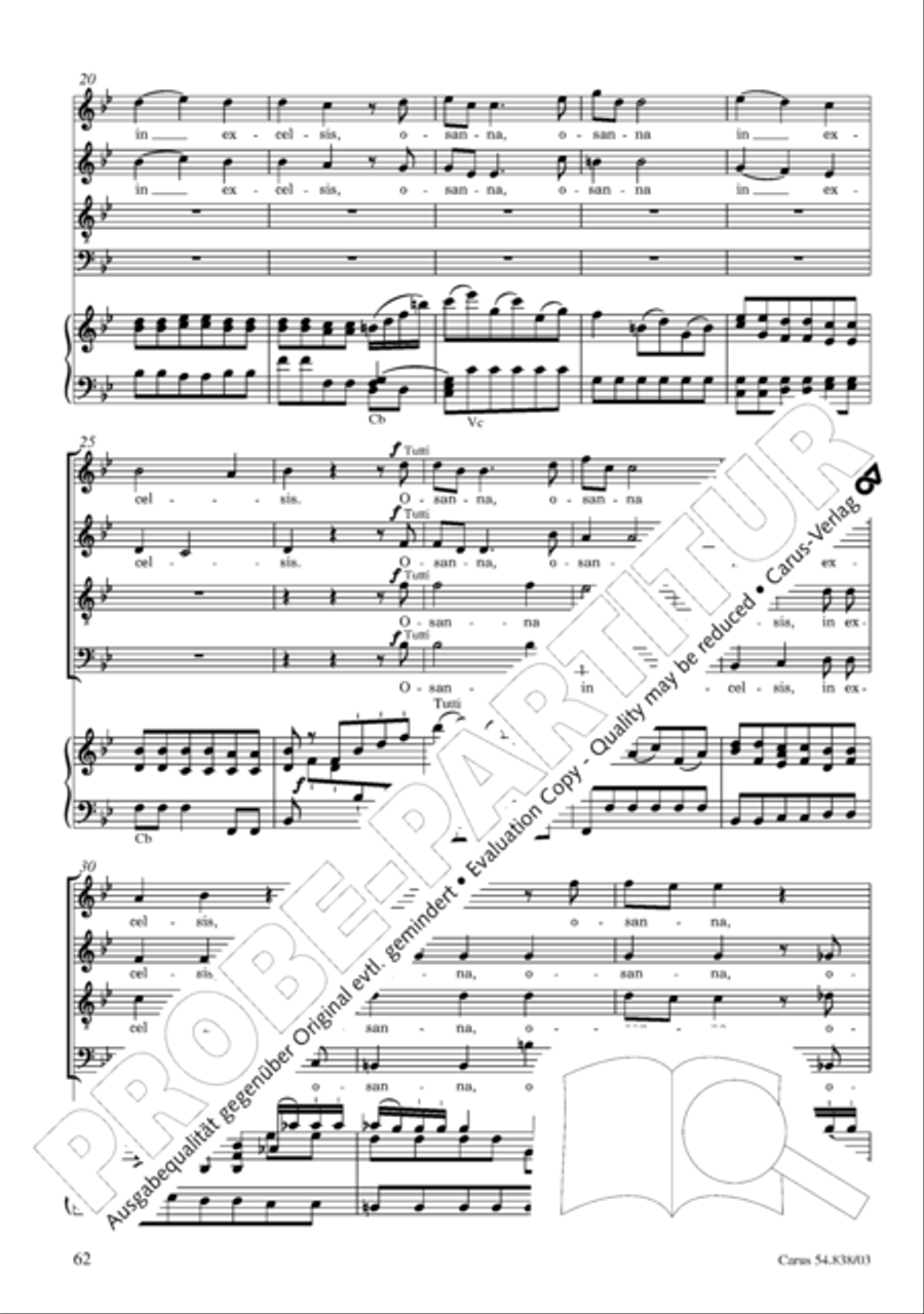 Requiem in B 4-Part scores gallery preview page 67
