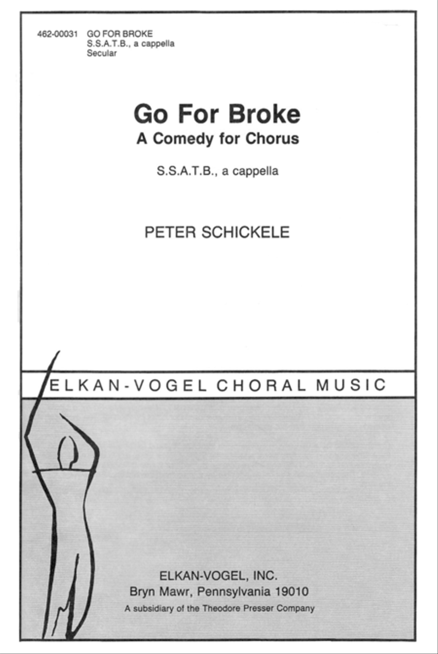 Go For Broke SSATB scores gallery preview page 1