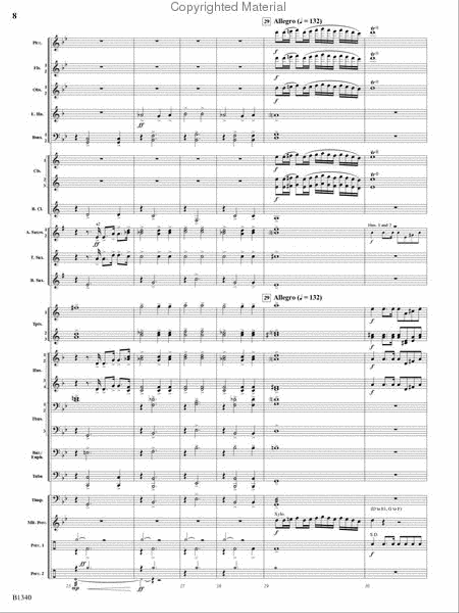Winged Victory Concert Band scores gallery preview page 6