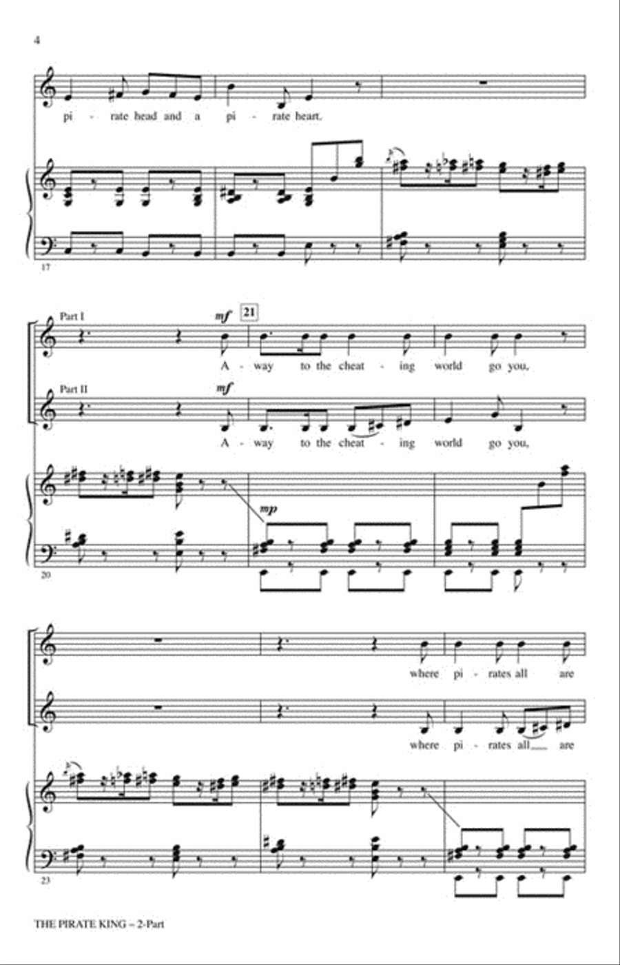 The Pirate King Choir scores gallery preview page 3