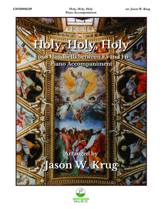 Book cover for Holy, Holy, Holy (piano accompaniment to 8 handbell version)