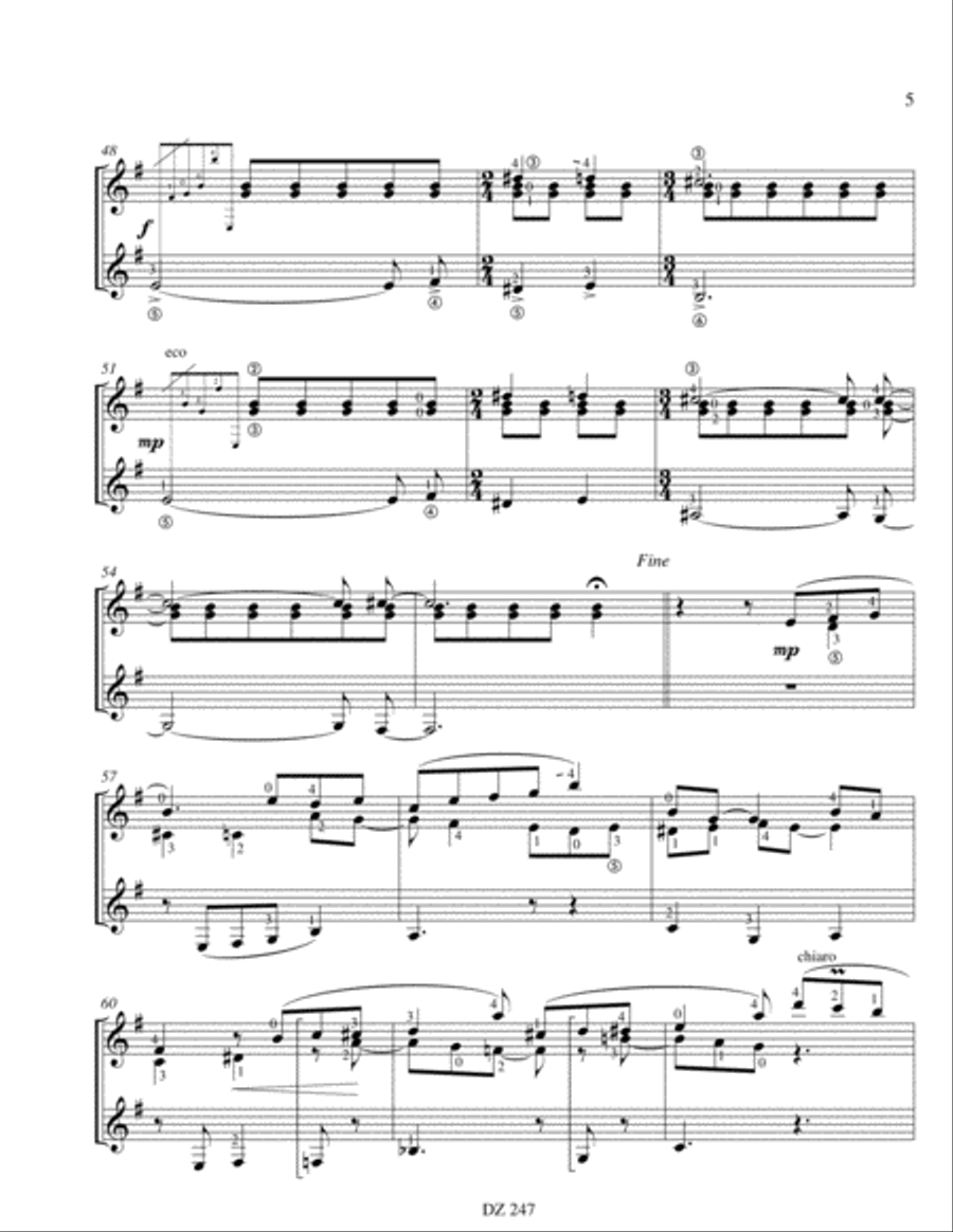 Trois préludes Trois préludes Classical Guitar scores gallery preview page 5