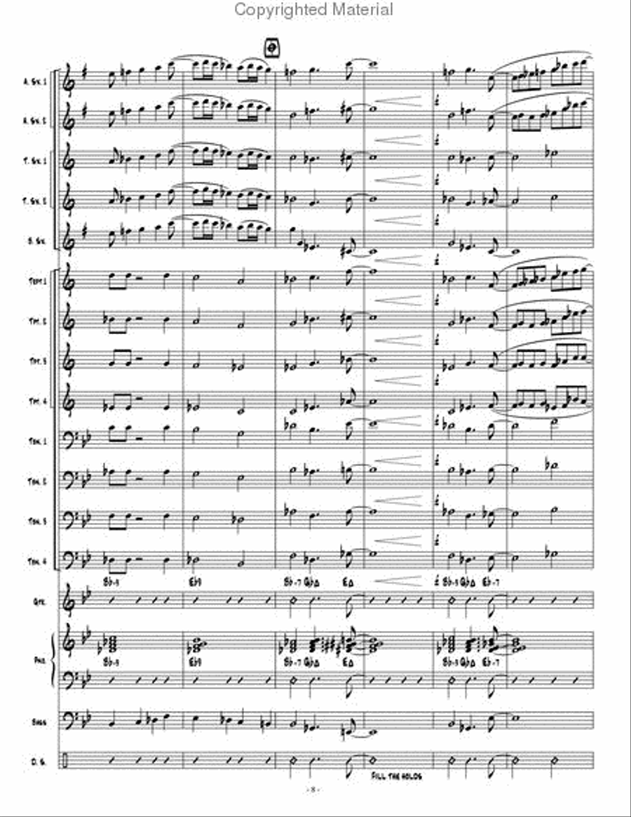 Ice is Nice Ice is Nice Jazz Ensemble scores gallery preview page 9