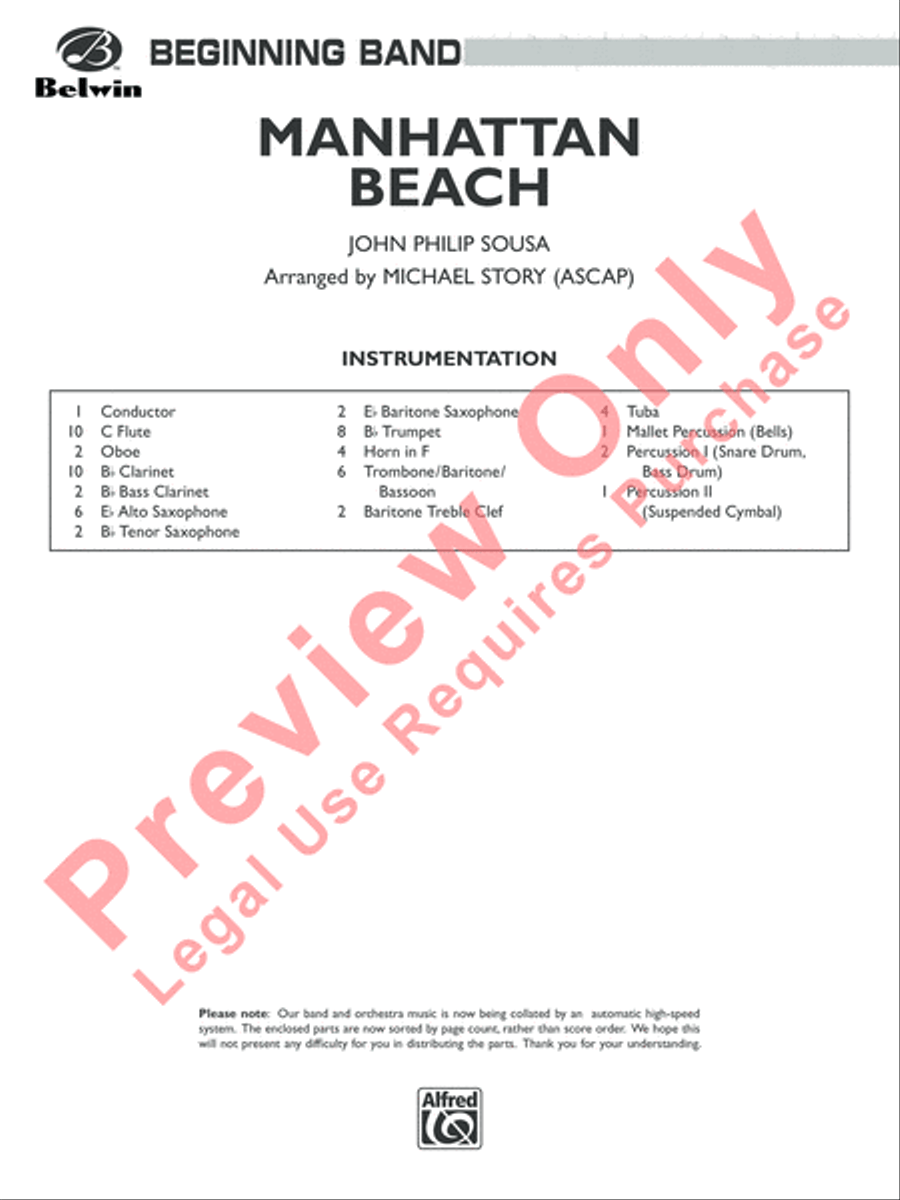 Manhattan Beach Manhattan Beach Concert Band scores gallery preview page 2