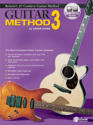 Book cover for Belwin's 21st Century Guitar Method 3