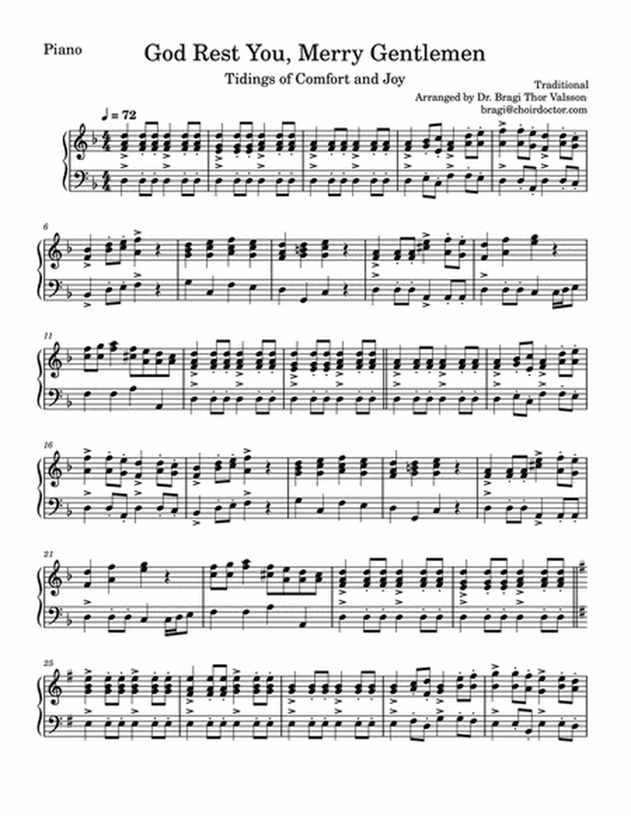 Five Christmas Songs - Viola with Piano accompaniment image number null