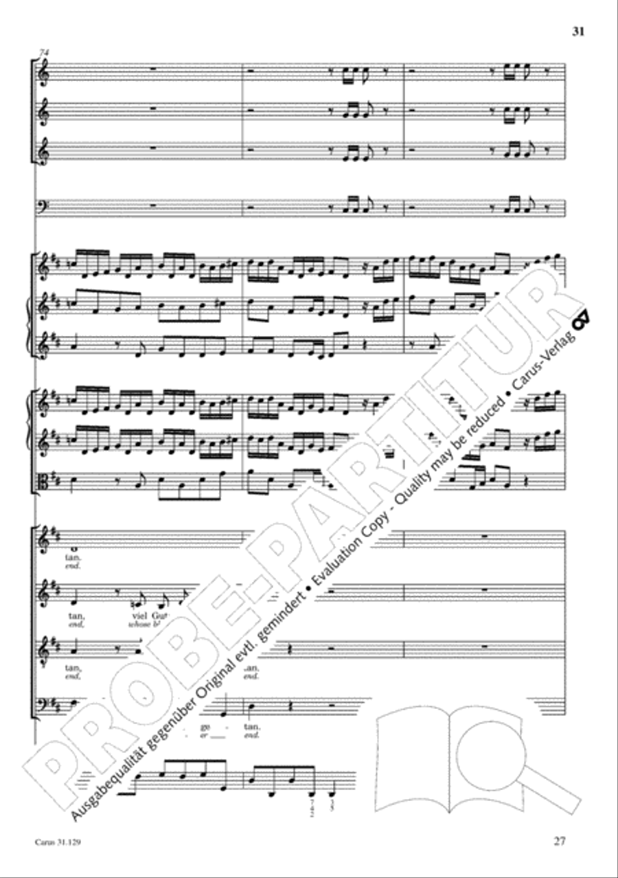 The Complete Sacred Vocal Works (Das geistliche Vokalwerk) Voice scores gallery preview page 32