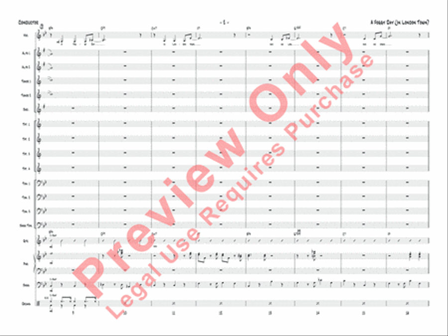 A Foggy Day (in London Town) Jazz Ensemble scores gallery preview page 3