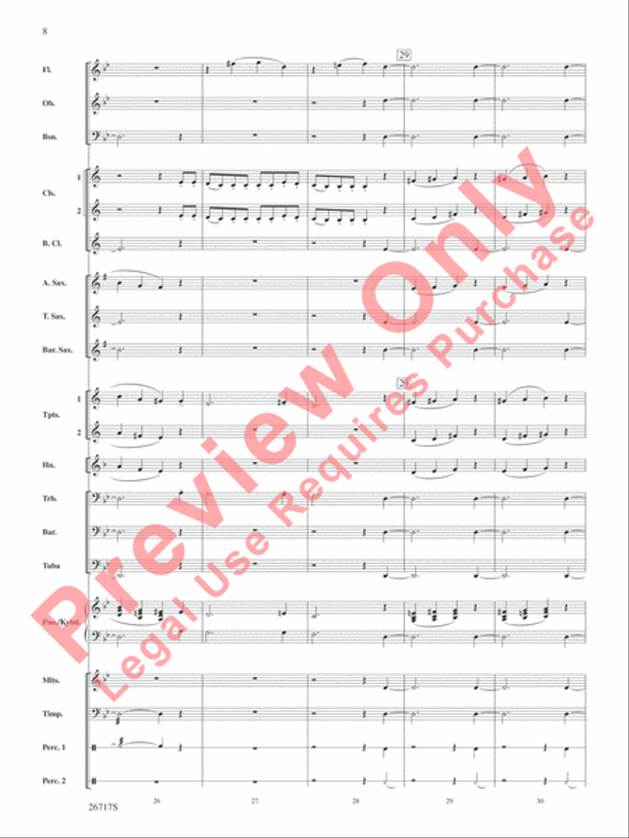 Dance of the Sugar Plum Fairy Concert Band Methods scores gallery preview page 9