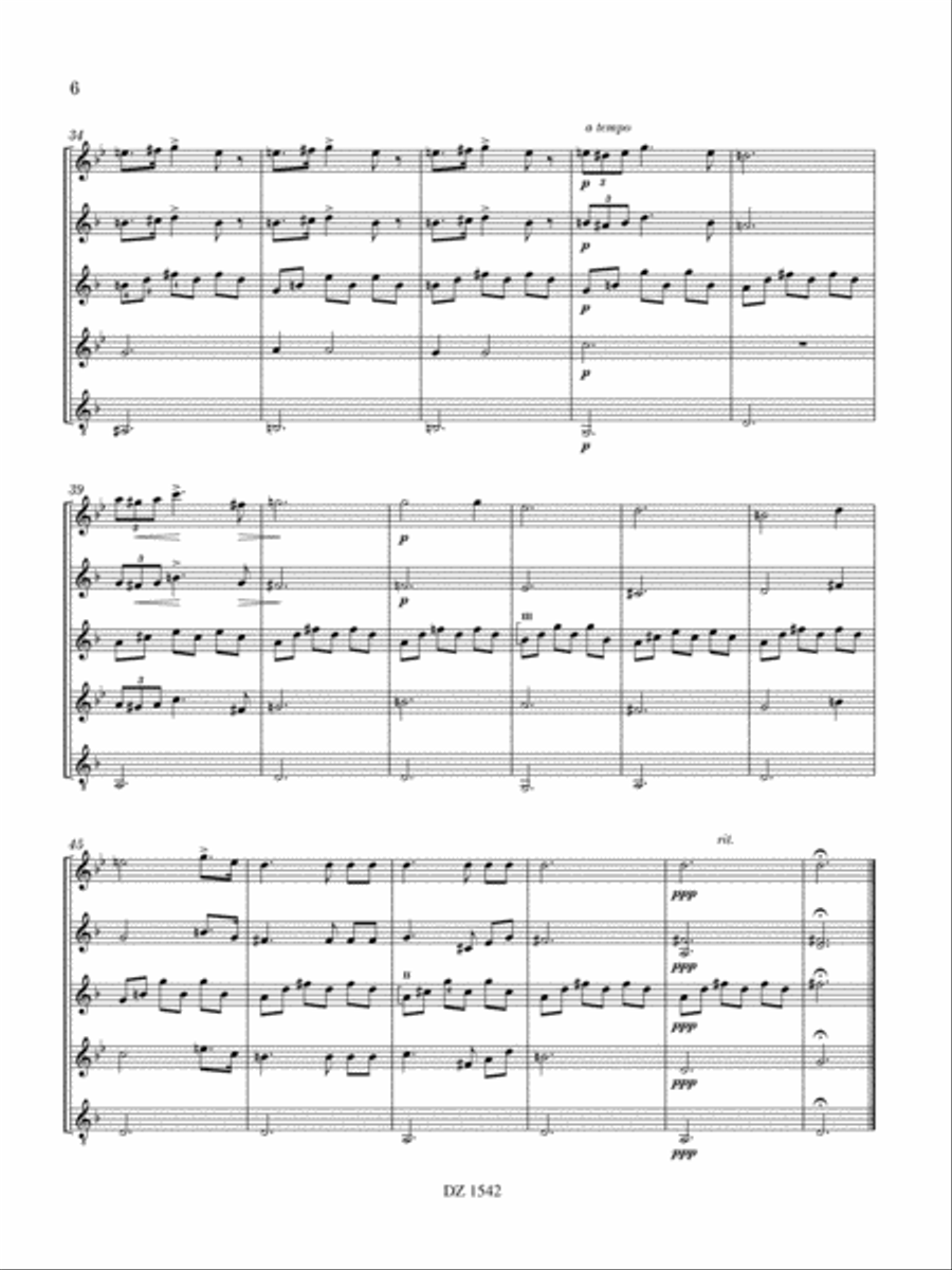 Ständchen, Sérénade D. 957 Guitar Ensemble scores gallery preview page 6