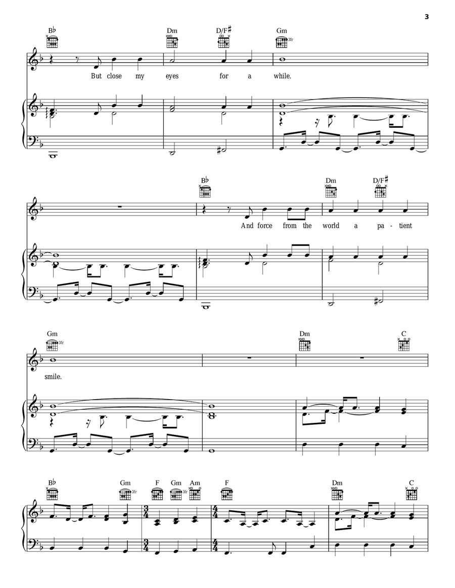 I Gave You All Piano, Vocal, Guitar scores gallery preview page 3