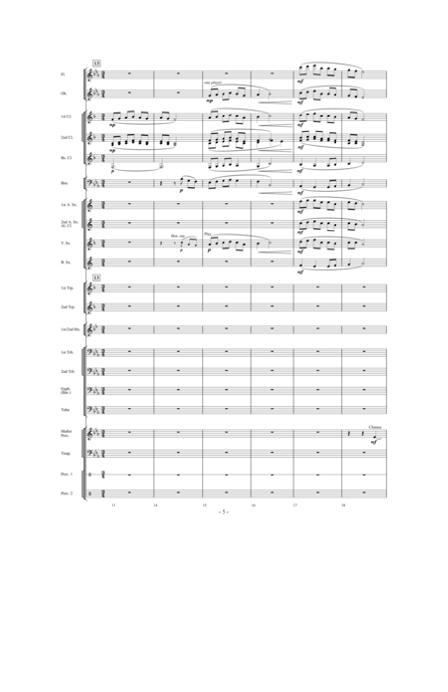 Divinum Mysterium Concert Band scores gallery preview page 4
