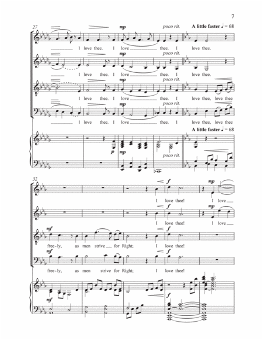 How Do I Love Thee? How Do I Love Thee? 4-Part scores gallery preview page 6
