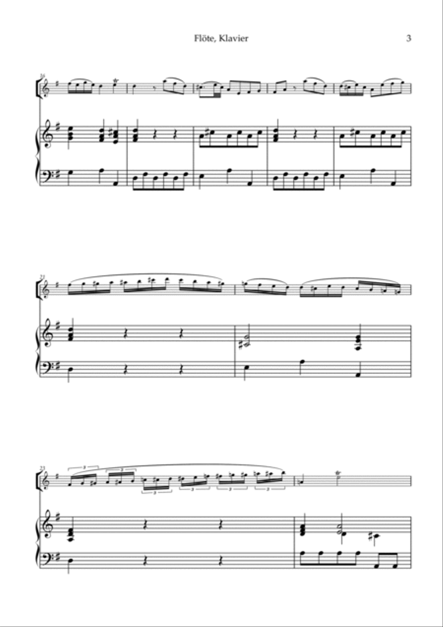 Sonata V Part 2 for Flute G-Dur image number null