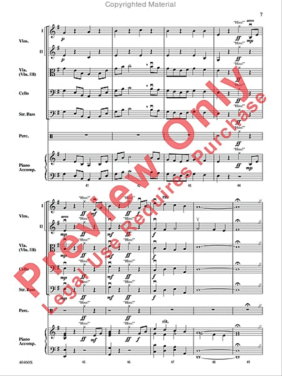 El Gato Pizzicato String Orchestra scores gallery preview page 8