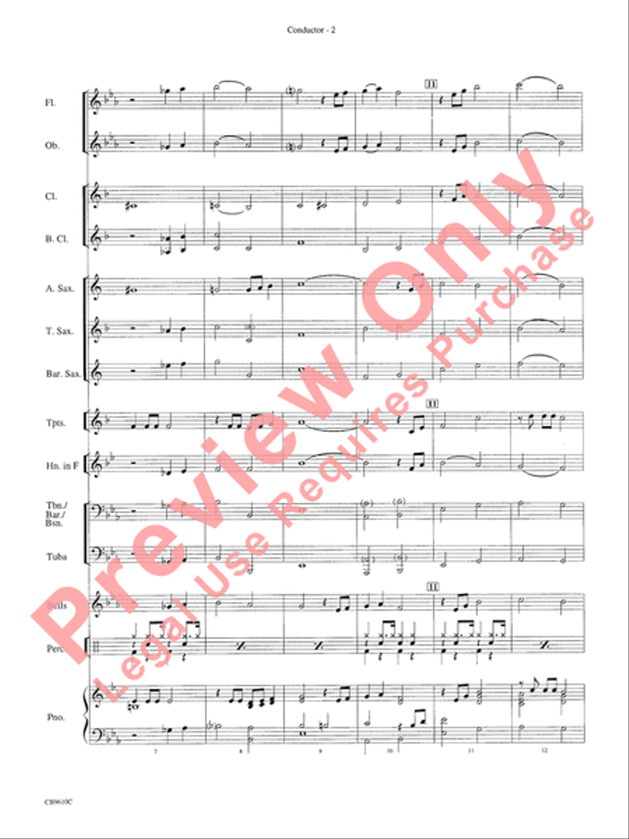 What a Wonderful World Concert Band scores gallery preview page 4