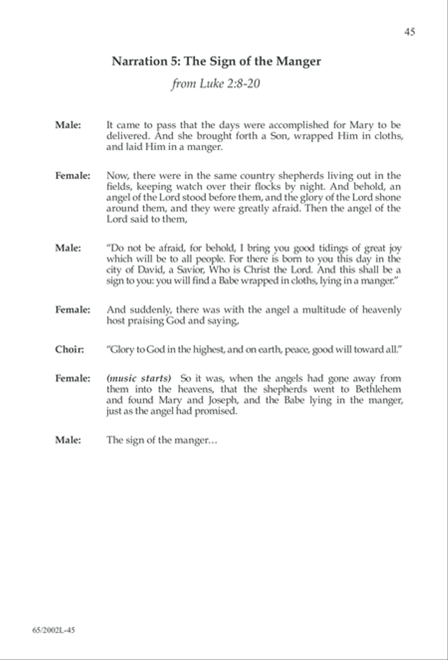 And This Shall Be a Sign And This Shall Be a Sign 4-Part scores gallery preview page 46