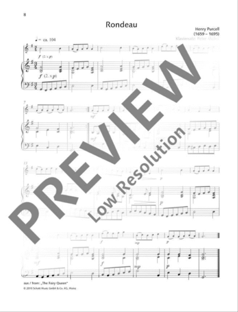 Classical Music for Children Violin Solo scores gallery preview page 9