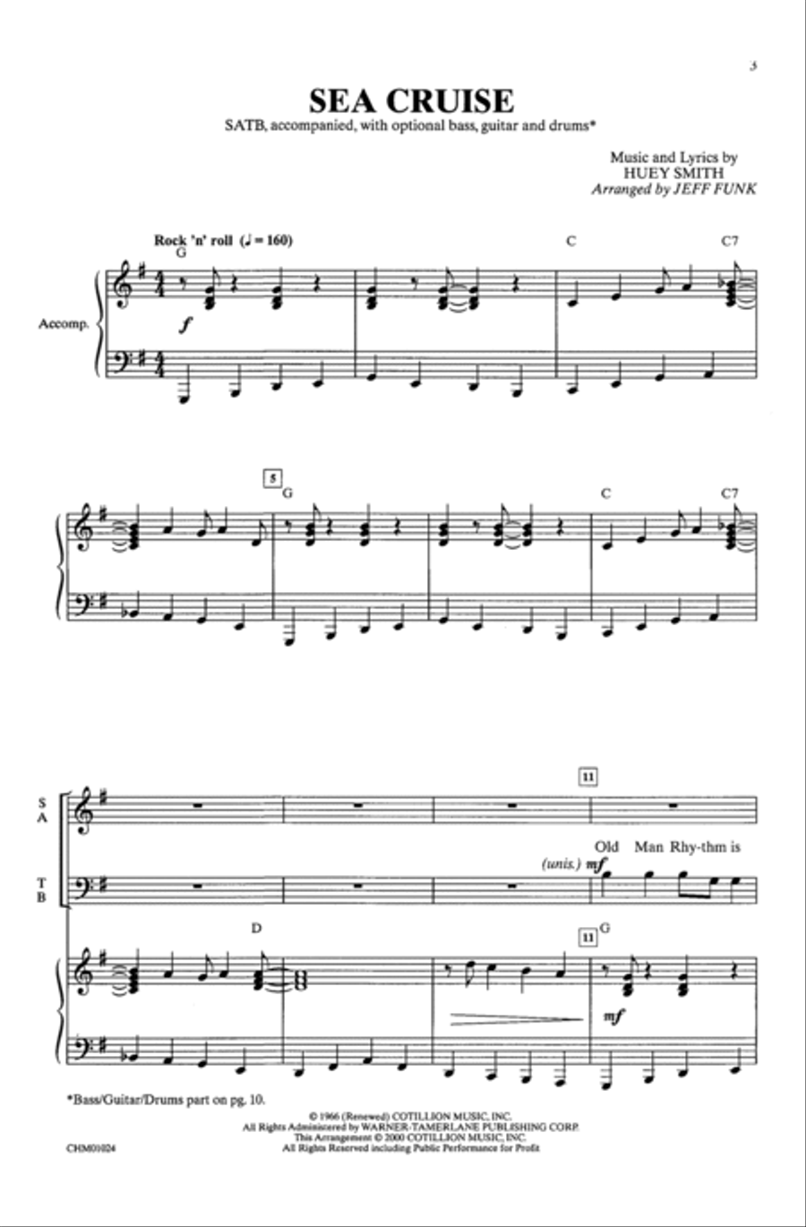 Sea Cruise Sea Cruise 4-Part scores gallery preview page 2