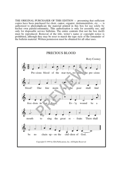 Precious Blood image number null