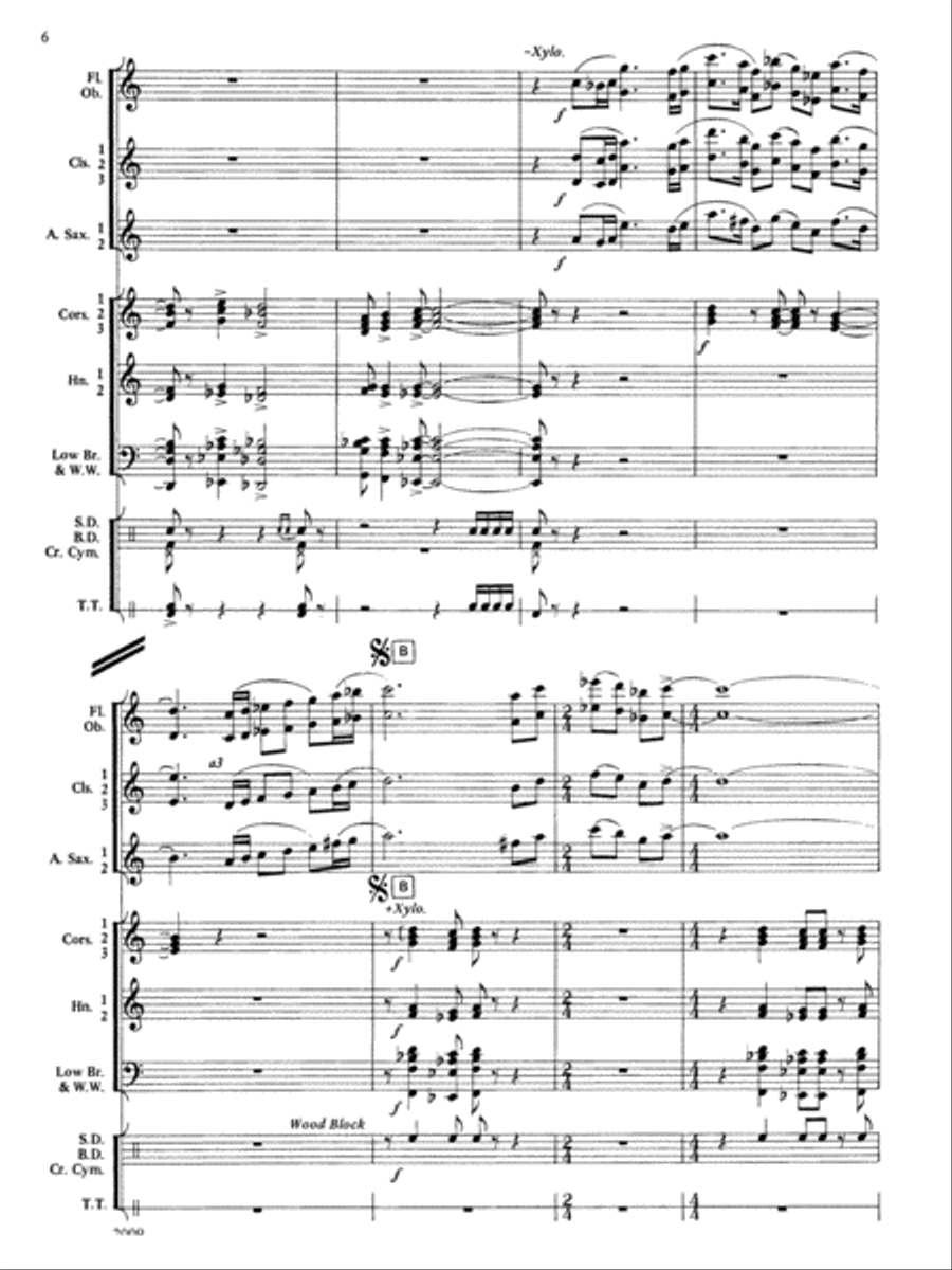 Cobb County Festival: Score Concert Band scores gallery preview page 6