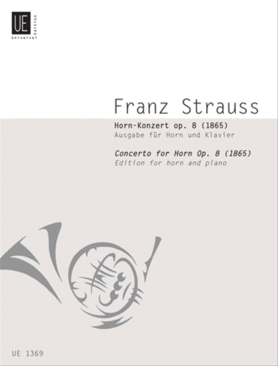 Horn Concerto Op. 8 Horn Concerto Op. 8 Chamber Music scores gallery preview page 1