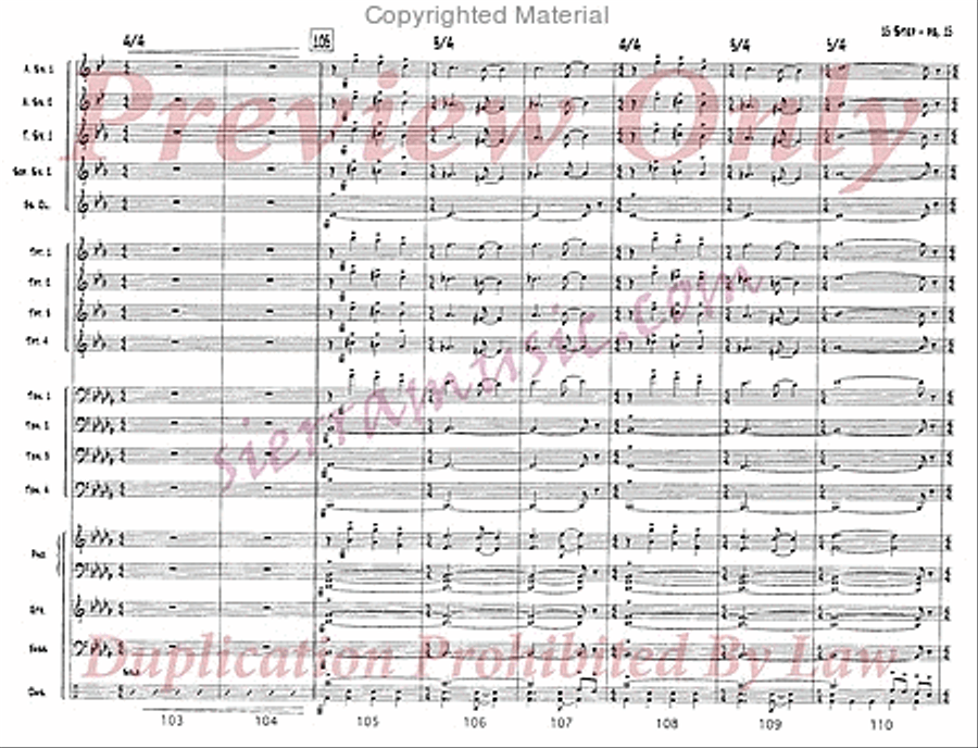 Boop Boo Be Doop Jazz Ensemble scores gallery preview page 16