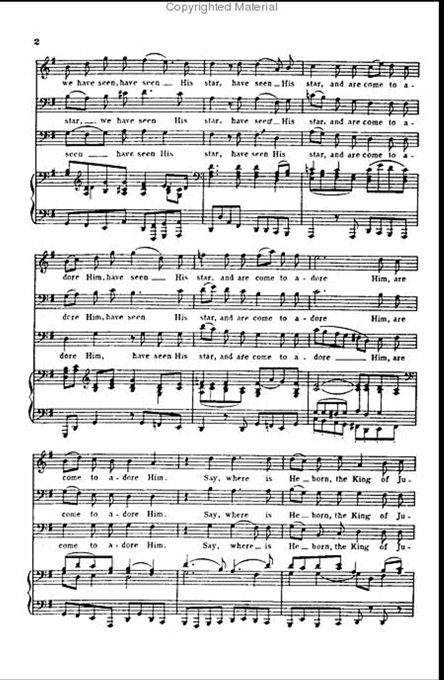 Christus Christus 4-Part scores gallery preview page 3