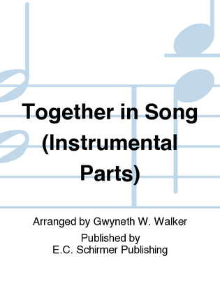 Book cover for Together in Song (Instrumental Parts)